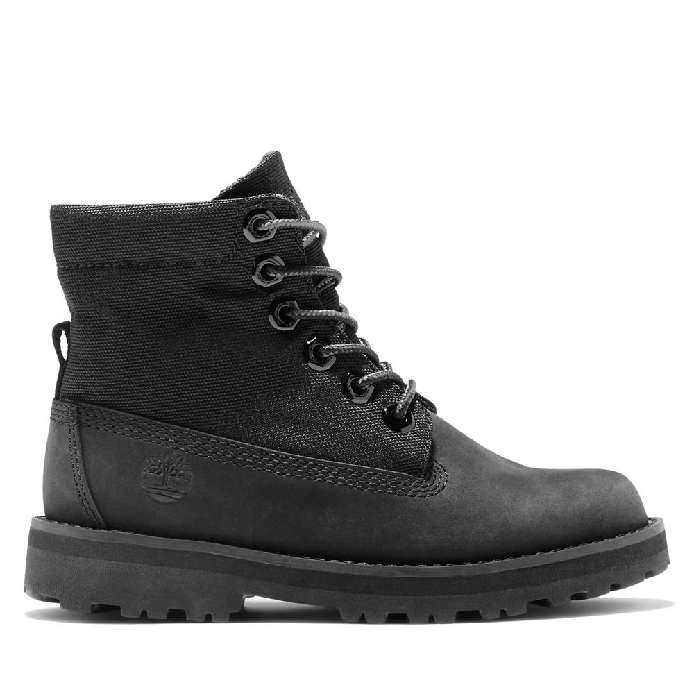 Timberland Αθλητικα Παπουτσια Παιδικα Μαυρα - Junior Courma Roll-Top Boots - Greece 4389156-TP